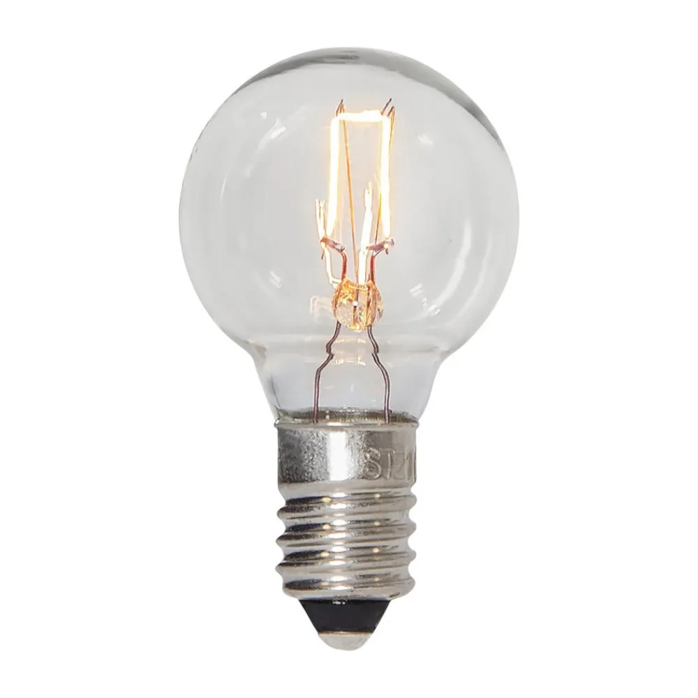 Dæmpbar Led-Pære|Filament Pære ^ STAR TRADING LED-filamentpære E10 3W dæmpbar, 3-pak, 55V