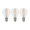 Arcchio Dæmpbar Led-Pære|Filament Pære > LED-filamentpære E14 4W 2.700 K dråbe dæmpes 3 stk
