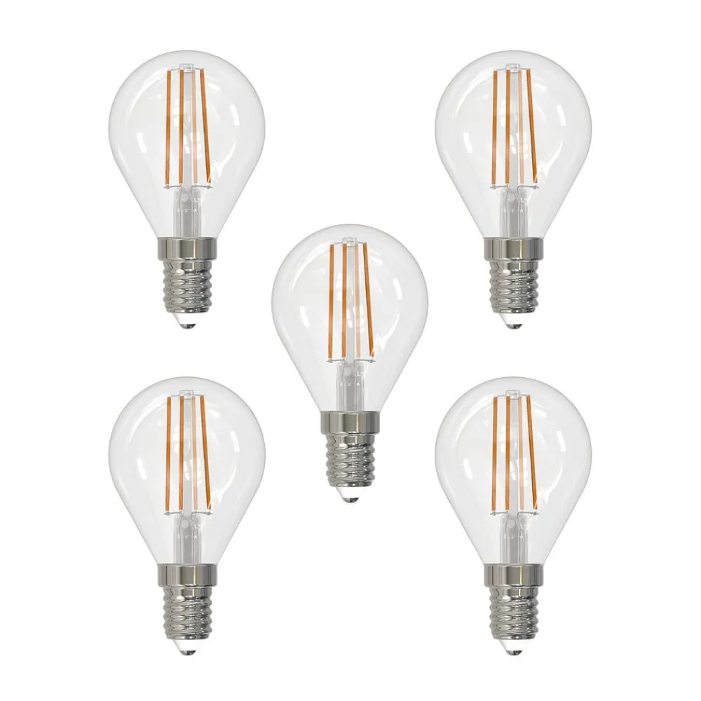 Dæmpbar Led-Pære|Filament Pære ^ Arcchio LED-filamentpære E14 4W 2.700 K dråbe dæmpes 5 stk