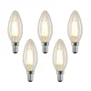 Arcchio Dæmpbar Led-Pære|Filament Pære > LED-filamentpære E14 4 W 827 kerte, dæmpes, 5 stk
