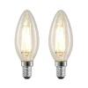 Arcchio Dæmpbar Led-Pære|Filament Pære > LED-filamentpære E14 4 W 827 kerte, dæmpes, 2 stk