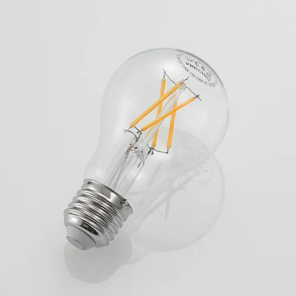 Arcchio Dæmpbar Led-Pære|Filament Pære > LED-filamentpære E27 4W 2.700K glødetråd, dæmpbar, klar