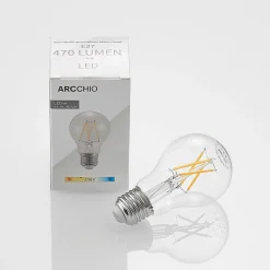 Arcchio Dæmpbar Led-Pære|Filament Pære > LED-filamentpære E27 4W 2.700K glødetråd, dæmpbar, klar