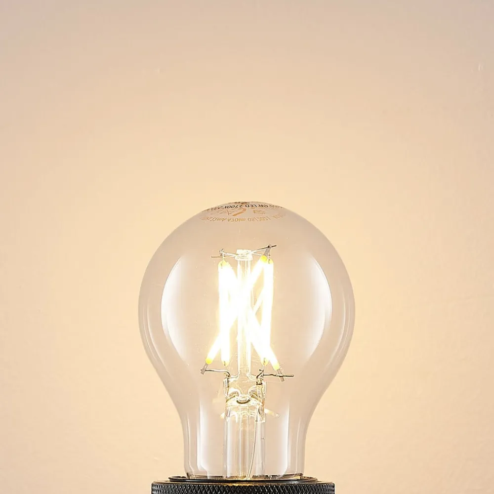 Arcchio Dæmpbar Led-Pære|Filament Pære > LED-filamentpære E27 4W 2.700K glødetråd, dæmpbar, klar