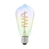 EGLO Dæmpbar Led-Pære|Filament Pære > LED-filamentpære E27 4W ST64 820 iriserende dæmpbar