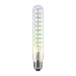 EGLO Dæmpbar Led-Pære|Filament Pære > LED-filamentpære E27 4W T30 2000K iriserende dæmpbar