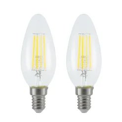 Arcchio Dæmpbar Led-Pære|Filament Pære > LED-filamentpære E14 4 W 827 3-trins-dæmper, 2 stk