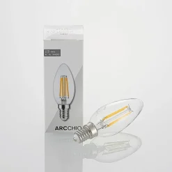 Arcchio Dæmpbar Led-Pære|Filament Pære > LED-filamentpære E14 4 W 827 3-trins-dæmper, 2 stk