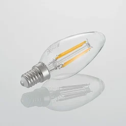 Dæmpbar Led-Pære|Filament Pære ^ Arcchio LED-filamentpære E14 4 W 827 3-trins-dæmper, 3 stk