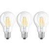 OSRAM Filament Pære > LED-filamentpære E27 7W, varmhvid, 3-pak