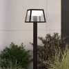 EGLO Solcelle Lampe Med Sensor|Solcellelamper > LED-gadelampe Altilia, højde 106 cm, sort, sensor