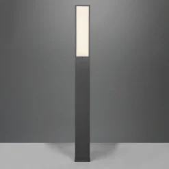 Trio Lighting Gadebelysning > LED-gadelampe Fuerte, antracit, aluminium, IP54