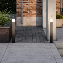 Smartwares Gadebelysning > LED-gadelampe OOL-50018, aluminium, højde 80 cm