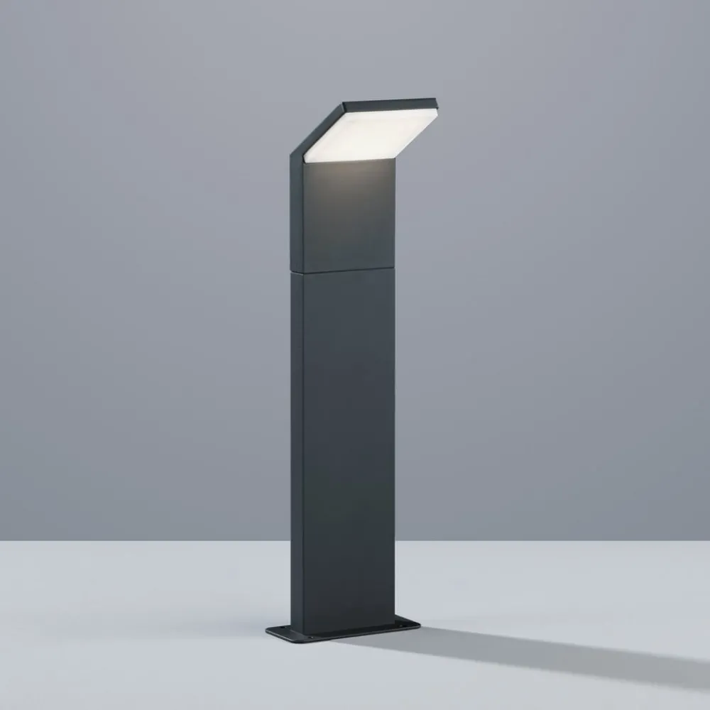 Trio Lighting Gadebelysning > LED-gadelampe PEARL, højde 50 cm, antracit, metal, IP54