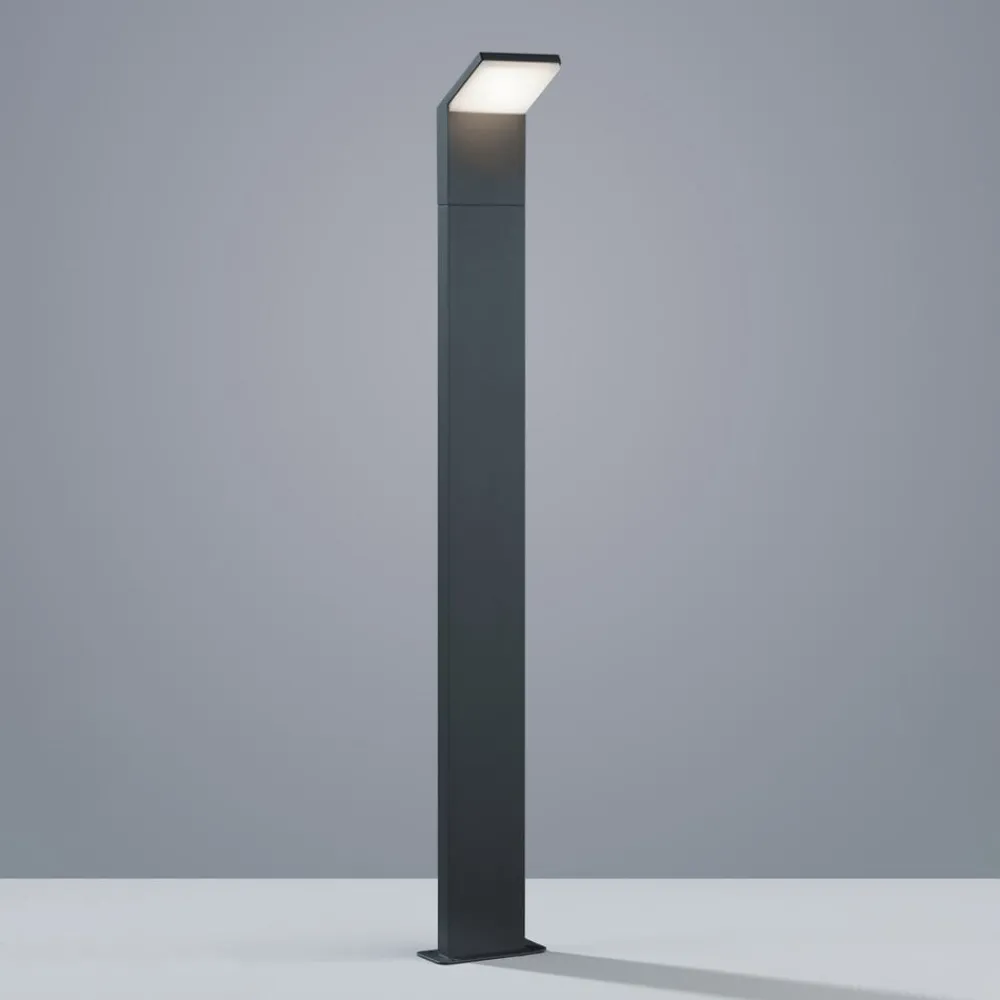 Trio Lighting Gadebelysning > LED-gadelampe PEARL, højde 100 cm, antracit, metal, IP54