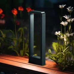Trio Lighting Gadebelysning > LED-gadelampe RENO, antracit, højde 50 cm, metal, IP54