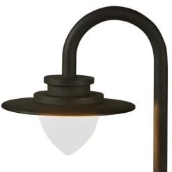 Gadebelysning ^ Searchlight LED-gadelampe Texas, IP54, grafitfarvet, højde 80 cm