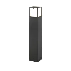 Trio Lighting Gadebelysning > LED-gadelampe Witham, 80 cm høj, antracit, CCT, IP54