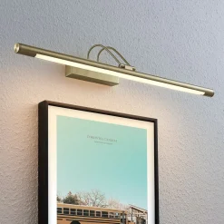 Lindby Gang|Pendellamper > LED-gallerilampe Mailine med kontakt, messing