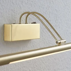 Lindby Gang|Pendellamper > LED-gallerilampe Mailine med kontakt, messing