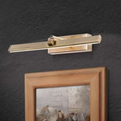 ORION Væglamper > LED-gallerilampe Suren i antik messing, 30 cm