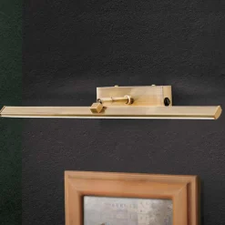 ORION Væglamper > LED-gallerilampe Suren i antik messing, 50 cm