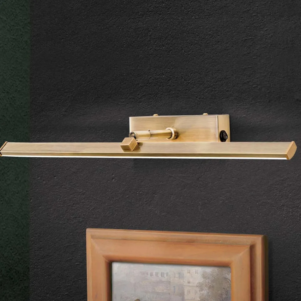 ORION Væglamper > LED-gallerilampe Suren i antik messing, 50 cm