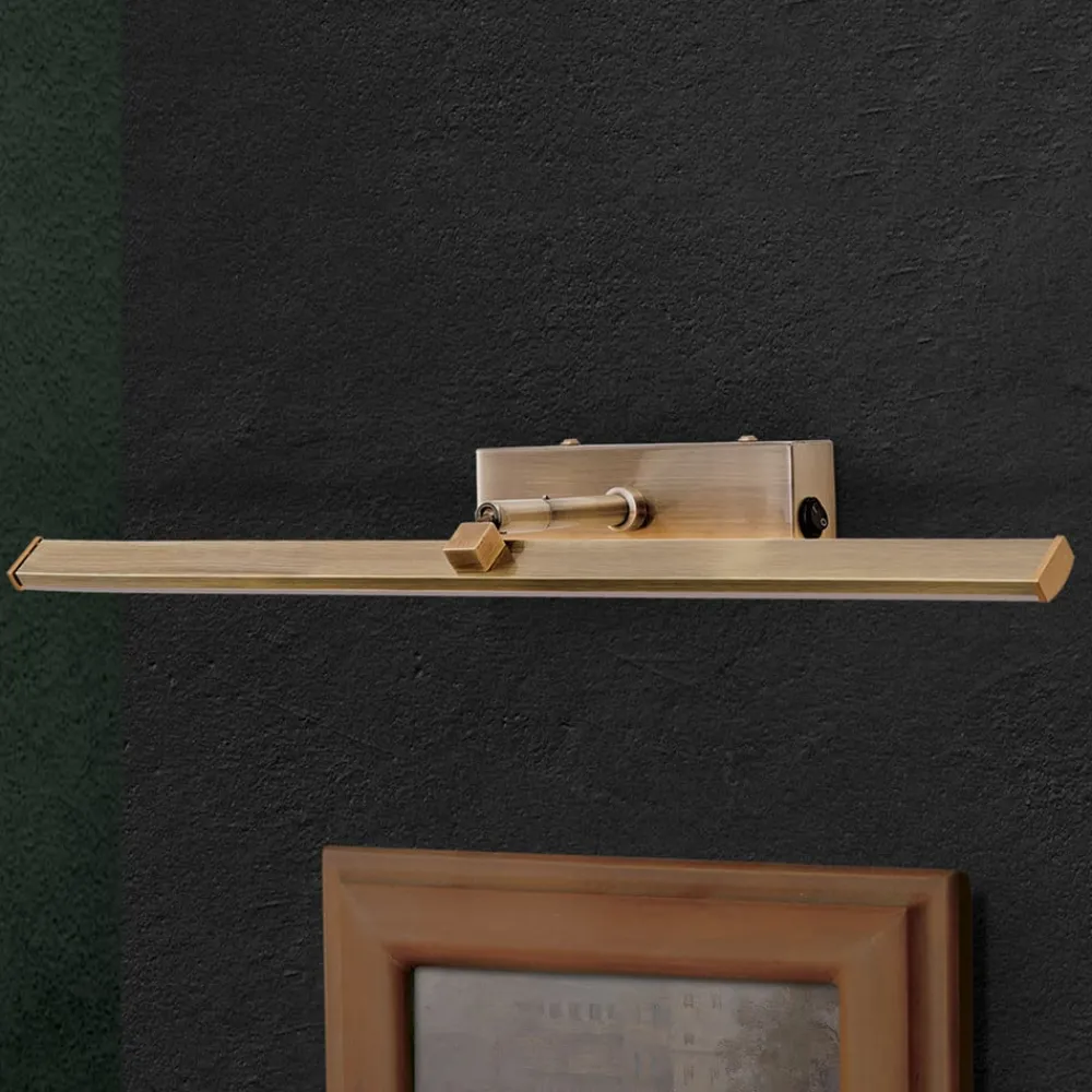 ORION Væglamper > LED-gallerilampe Suren i antik messing, 50 cm