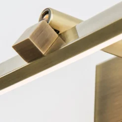 ORION Væglamper > LED-gallerilampe Suren i antik messing, 50 cm