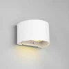 Reality Leuchten Væglampe Med Sensor|Væglamper > LED genopladelig udendørs væglampe Talent, hvid, bredde 16 cm, sensor