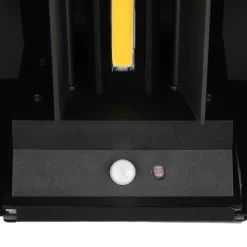 Væglampe Med Sensor ^ Reality Leuchten LED genopladelig udendørs væglampe Talent, sort, bredde 16 cm Sensor