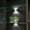 Hera Underskabsbelysning > LED-glasclip, grå, plast, op/ned, stik