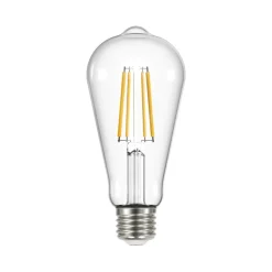 Filament Pære|Led Pærer ^ Arcchio LED glødepære klar E27 3,8W 2700K 806lm sæt med 3 stk