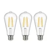 Filament Pære ^ Arcchio LED glødepære klar E27 3,8W 3000K 806lm sæt med 3 stk