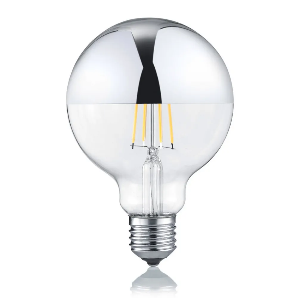 Trio Lighting Dæmpbar Led-Pære|Filament Pære > LED-globepære E27 7 W 2.700 K dæmpbar spejlhoved