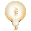 Dæmpbar Led-Pære|Led Pærer ^ EGLO LED-globepære E27 4W ravfarvet Ø 12,5 cm