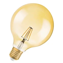 Filament Pære ^ OSRAM LED globepære Gold E27 2,5W varmhvid 220 lumen
