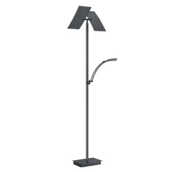 Gulvlamper ^ HELL LED-gulvlampe Andy, 3 lyskilder, antracit, CCT, dæmper