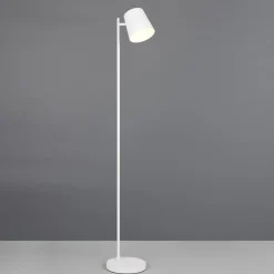Gulvlamper|Gulvlamper ^ Reality Leuchten LED-gulvlampe Blake, hvid mat, metal, dæmpbar