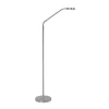 Gulvlamper|Gulvlamper ^ HighLight LED-gulvlampe Comfort, nikkel, 135 cm metal CCT dæmper