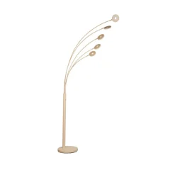 FISCHER & HONSEL Gulvlamper > LED-gulvlampe Dent, sandfarvet Højde 225 cm, CCT, 5 lyskilder.