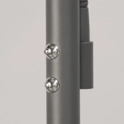 Gulvlamper ^ FISCHER & HONSEL LED-gulvlampe Dent, sandgrå, 180 cm, metal, CCT, 2 lyskilder, 100 W, 1000 lm,