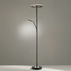 FISCHER & HONSEL Gang|Gulvlamper > LED-gulvlampe Dent, sort, 180 cm, CCT, 2 lyskilder