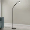 ORION Gulvlamper|Gulvlamper > LED-gulvlampe Fati, højde 136 cm, sort, aluminium, dæmper