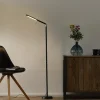 Trio Lighting Gulvlamper > LED-gulvlampe Filigran, sort, dæmpbar, justerbar