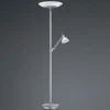 HELL Arbejdsrum/Kontor|Gulvlamper > LED-gulvlampe Findus, 2 lyskilder, nikkel