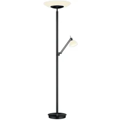 HELL Arbejdsrum/Kontor|Gulvlamper > LED-gulvlampe Findus, 2 lyskilder, sort