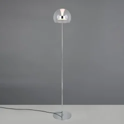 Trio Lighting Gulvlamper|Gulvlamper > LED-gulvlampe Flynt, højde 130 cm, kromfarvet, metal, CCT