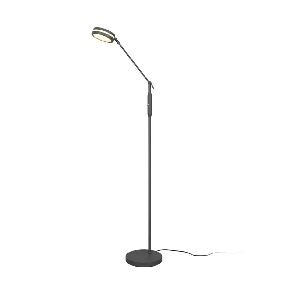 Trio Lighting Gulvlamper|Gulvlamper > LED-gulvlampe Franklin, sensordæmper, antracit