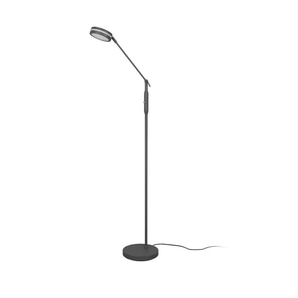 Trio Lighting Gulvlamper|Gulvlamper > LED-gulvlampe Franklin, sensordæmper, antracit